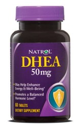 Препараты для повышения тестостерона Natrol DHEA 50 мг  (60 таб)