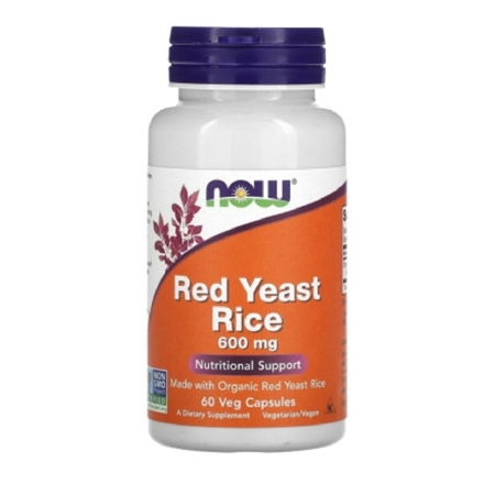 Общее укрепление организма NOW Red Yeast Rice 600 mg  (60 vcaps)