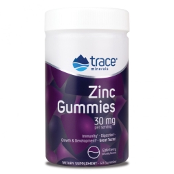 Комплексы витаминов и минералов Trace Minerals Trace Minerals Zinc 60 Gummies 